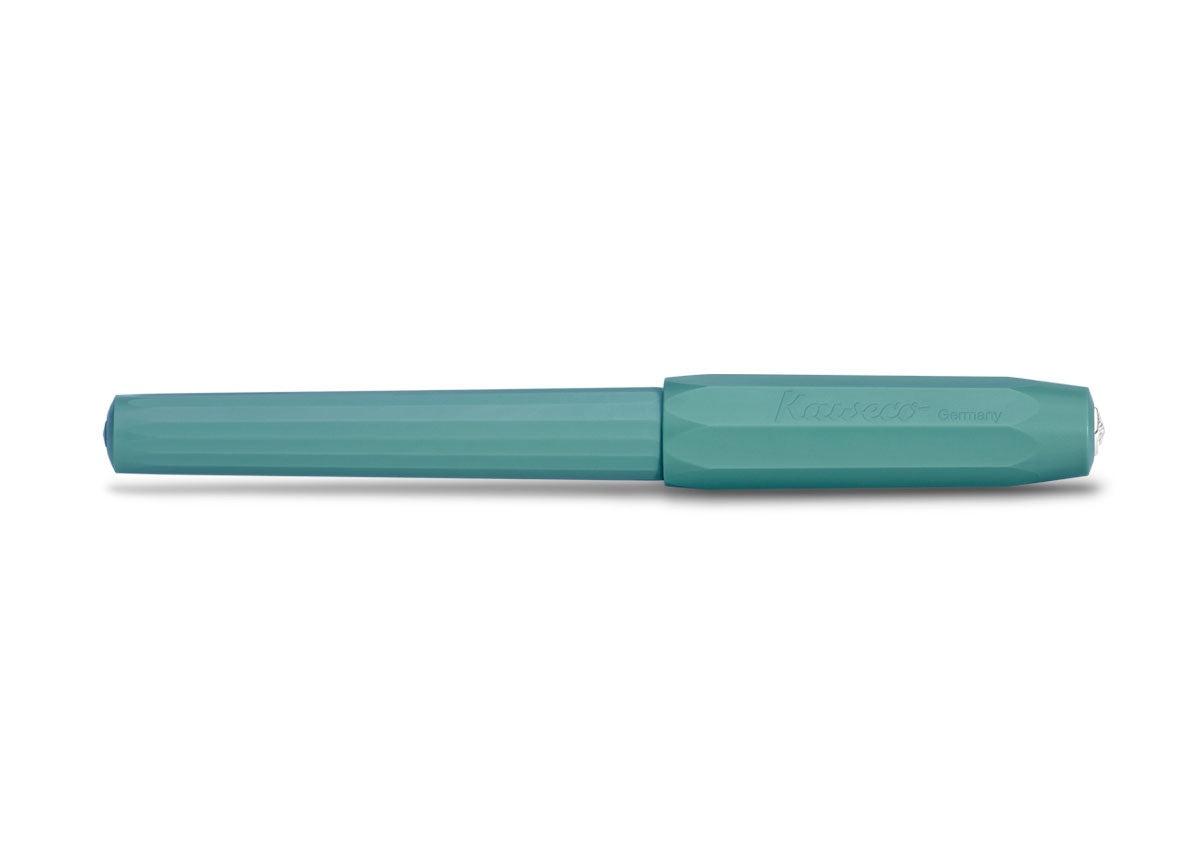 Paquete de pluma estilográfica Kaweco Perkeo, color verde azulado