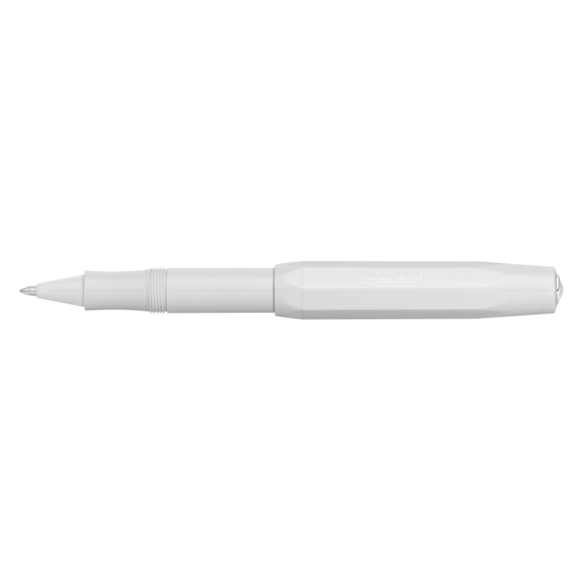 Kaweco SKYLINE SPORT Rollerball - White
The latest technology, a gel refill and ceramic ball combined with timeless design made of high-quality plastic in fresh colours.
The Kaweco Sport has been around since 1911. The rollerball for the bag has a size of only 10.5 cm when closed and grows to a normal size of 13 cm with the cap on.
The invention of the rollerball enables particularly easy and gliding writing. The gel flows uninterruptedly over the ceramic ball onto the surface of the paper.
We are parti