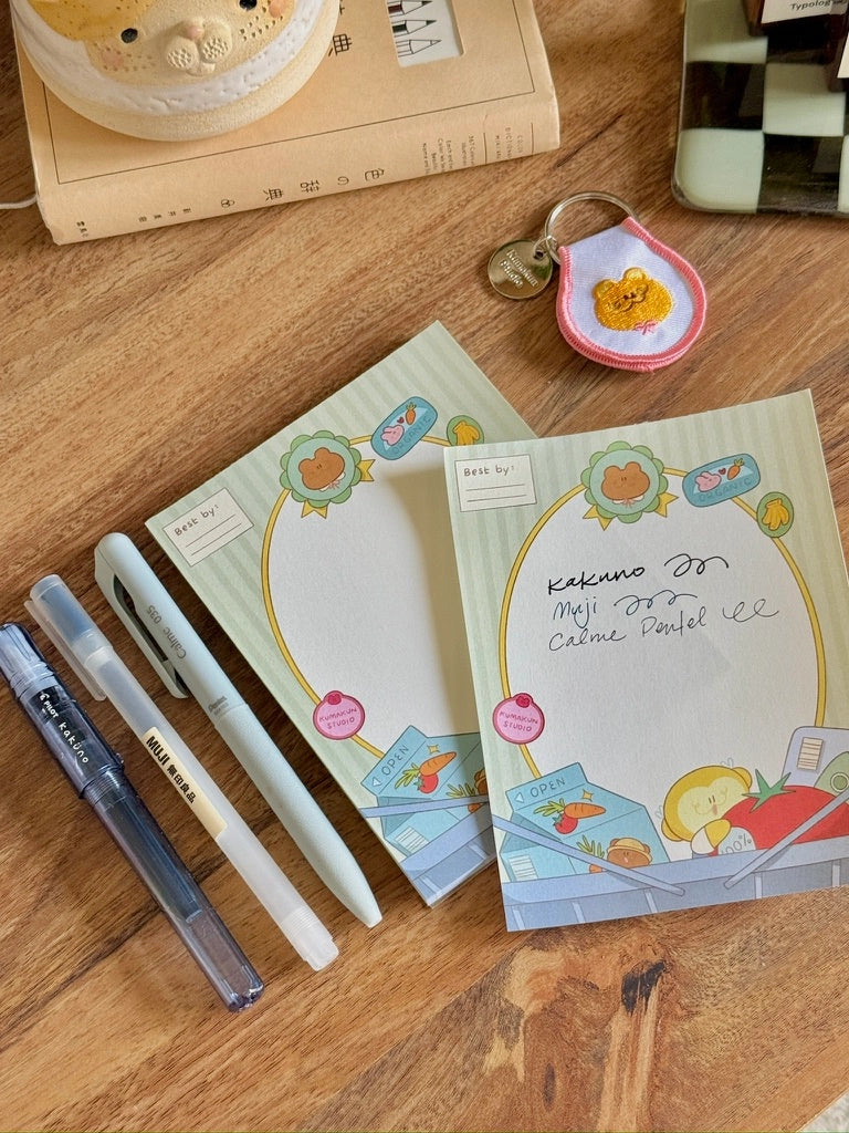 Perfect for notes or small lists
Sturdy paper for your inky pens :)
Size: 4.25” x 5.5” inches