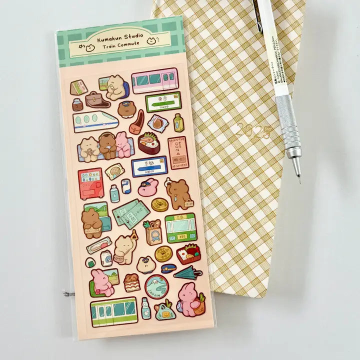 Cute deco stickers! Comes with an adorable, interactive pop-up art using the sticker backing.
Great for journaling and Polaroid deco :)
Waterproof, matte PVC material
Size: 7.5 x 15.5 cm sheet