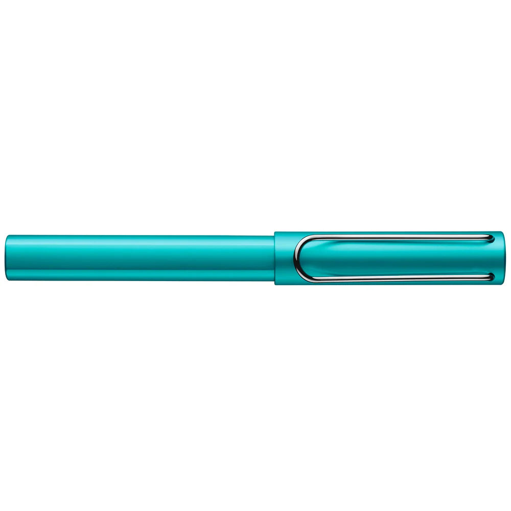 Light, lighter, LAMY AL-star: the writing classic made of resistant aluminium masters all challenges of everyday life in style. The transparent grip lies comfortably in the hand and, with an unobstructed view of the ink duct, turns the functional into a visual highlight. The series is ever inspiring with new special editions in current trendy colours and is thus an inspiring must-have in any pencil case.
Lightweight rollerball pen with ergonomic grip made of high-quality transparent plastic.
Distinctive m