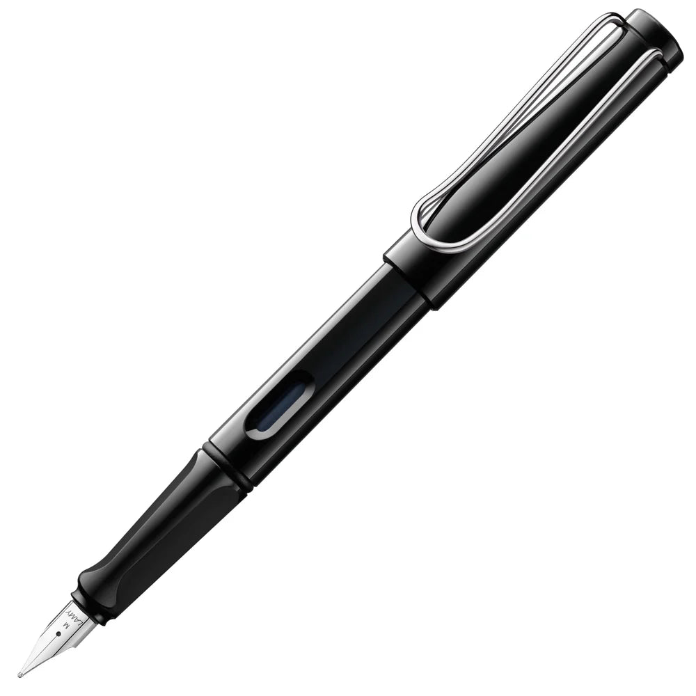 Fountain pen, icon, global success: the LAMY safari has been a beloved classic since its introduction in the 1980s and enjoys a cult status untypical for a writing instrument. Countless colours and ever-changing special editions make hearts beat faster - whether for the pencil case or the carefully curated fountain pen collection.
The LAMY safari is more than the sum of its details: it is aesthetic, robust and individual. The distinctive, self-sprung clip keeps the writing instrument securely fastened in p