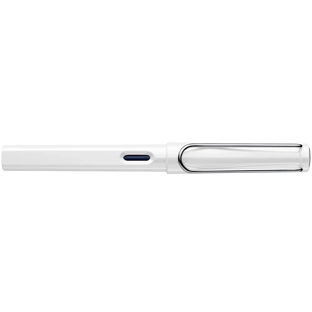 Fountain pen, icon, global success: the LAMY safari has been a beloved classic since its introduction in the 1980s and enjoys a cult status untypical for a writing instrument. Countless colours and ever-changing special editions make hearts beat faster - whether for the pencil case or the carefully curated fountain pen collection.
The LAMY safari is more than the sum of its details: it is aesthetic, robust and individual. The distinctive, self-sprung clip keeps the writing instrument securely fastened in p