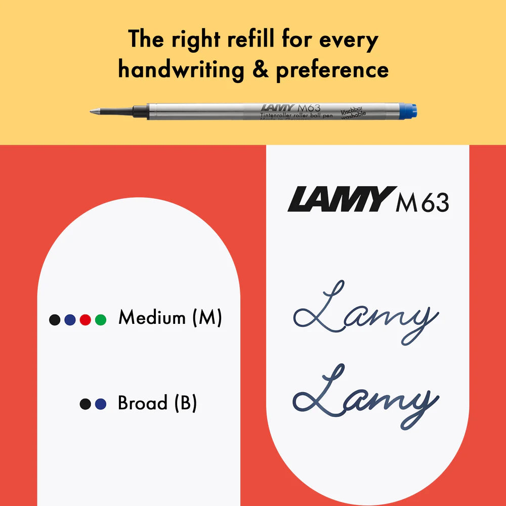 Fountain pen, icon, global success: the LAMY safari has been a beloved classic since its introduction in the 1980s and enjoys a cult status untypical for a writing instrument. Countless colours and ever-changing special editions make hearts beat faster - whether for the pencil case or the carefully curated fountain pen collection.
The LAMY safari is more than the sum of its details: it is aesthetic, robust and individual. The distinctive, self-sprung clip keeps the writing instrument securely fastened in p