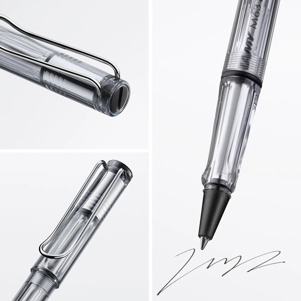 Fountain pen, icon, global success: the LAMY safari has been a beloved classic since its introduction in the 1980s and enjoys a cult status untypical for a writing instrument. Countless colours and ever-changing special editions make hearts beat faster - whether for the pencil case or the carefully curated fountain pen collection.
The LAMY safari is more than the sum of its details: it is aesthetic, robust and individual. The distinctive, self-sprung clip keeps the writing instrument securely fastened in p