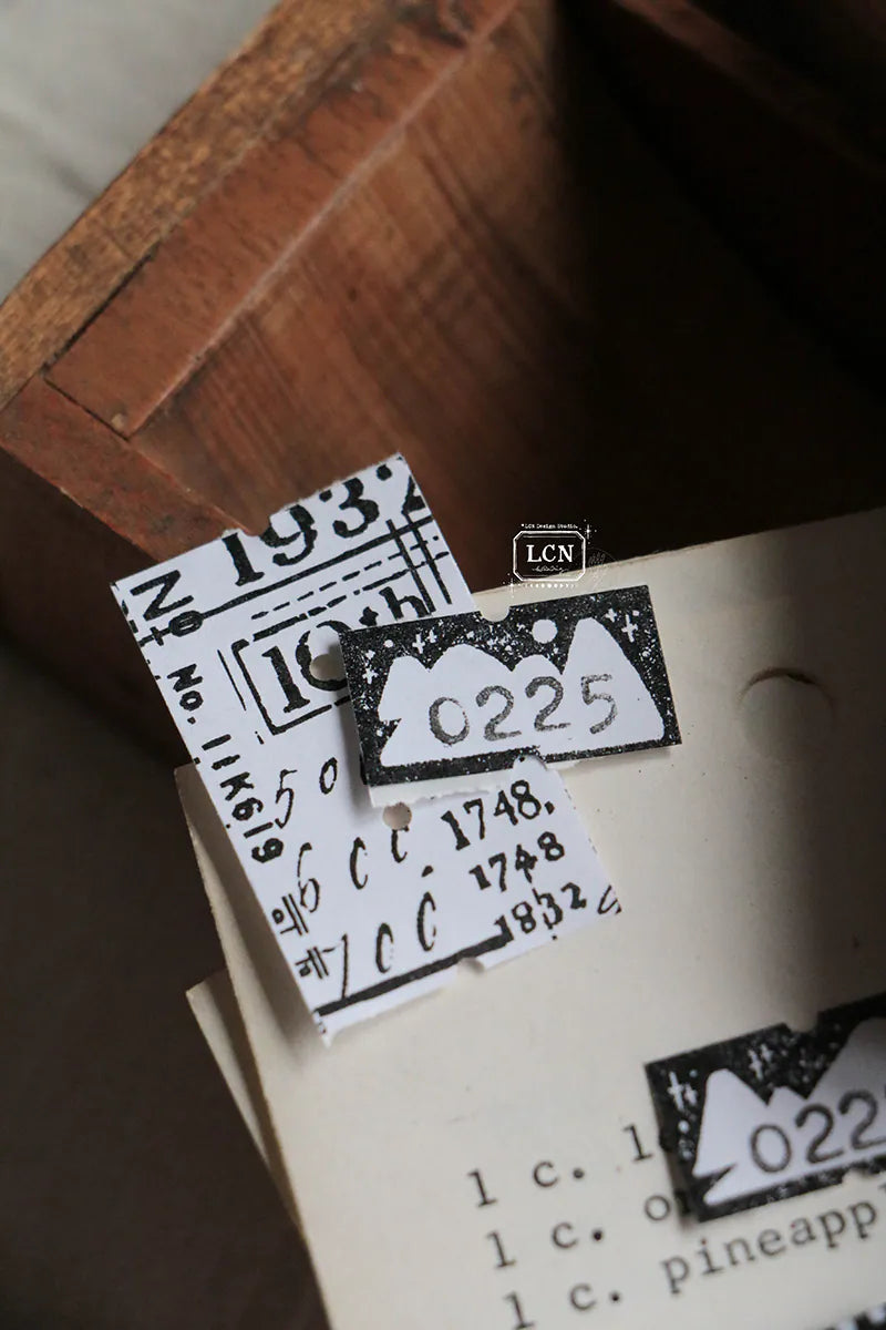 22x12mm
Coated Paper/ not-removable stickers.
±500 pieces
The first sticker is to keep the sticker roll fixe when removing it'll damage the one underneath it