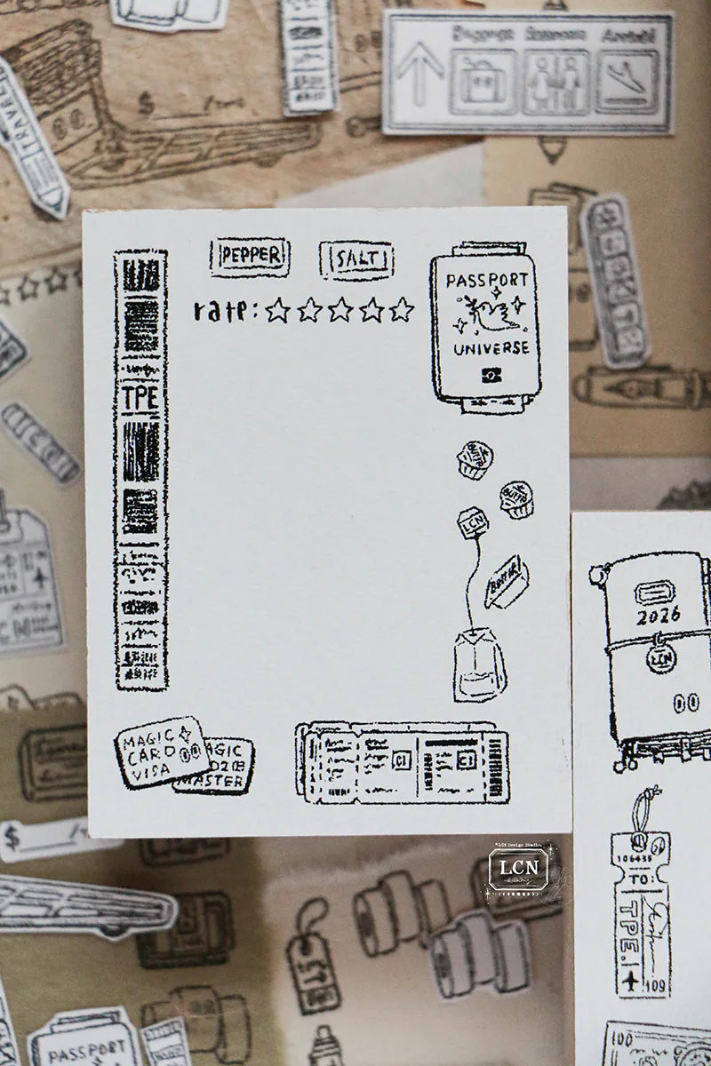 Lin Chia Ning Wooden Stamp - Travel Collection
One (1) Travel Stamp. Four different designs to choose from!
Size: 6.5 x 5 x 2.5 cm
Material: Compressed wood handle rubber stamp