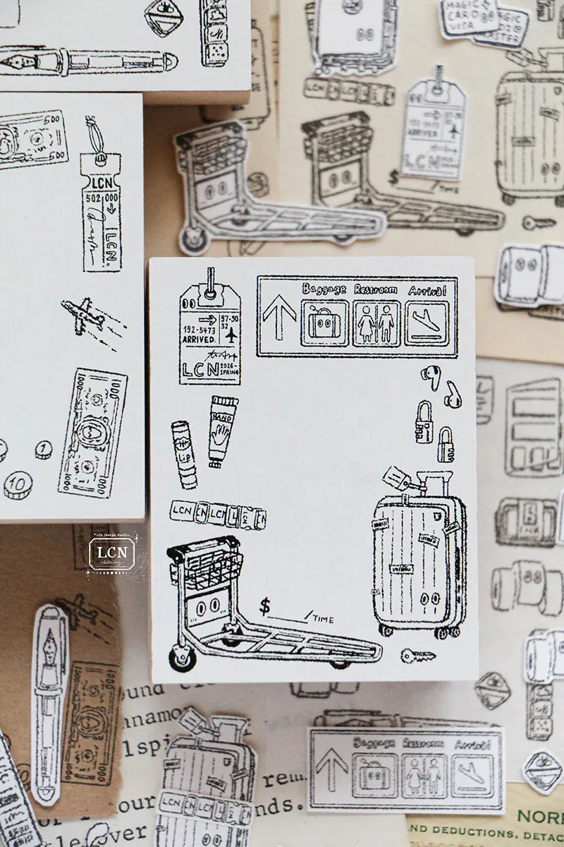 Lin Chia Ning Wooden Stamp - Travel Collection
One (1) Travel Stamp. Four different designs to choose from!
Size: 6.5 x 5 x 2.5 cm
Material: Compressed wood handle rubber stamp