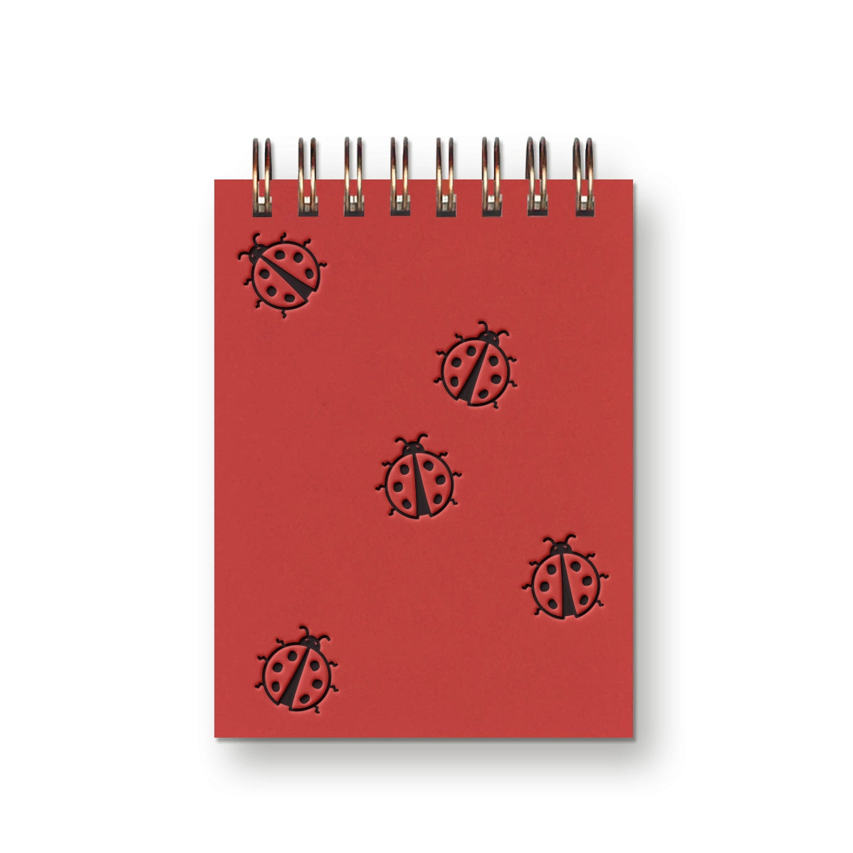 Our Ladybug Mini Notebook is a petite and charming pocket-sized companion that brings a touch of nature's whimsy to your everyday notes. Whether you're jotting down quick thoughts, making lists, or simply enjoying a moment of reflection, this mini notebook is a perfect canvas for your loftiest ideas.
Additional Details :
3”x4"
65 Unlined Interior Pages
Uncoated Vellum 70# Text Off-White Interior Paper
Bronze Wire-O Binding
Locally Made in Lawrence, Kansas