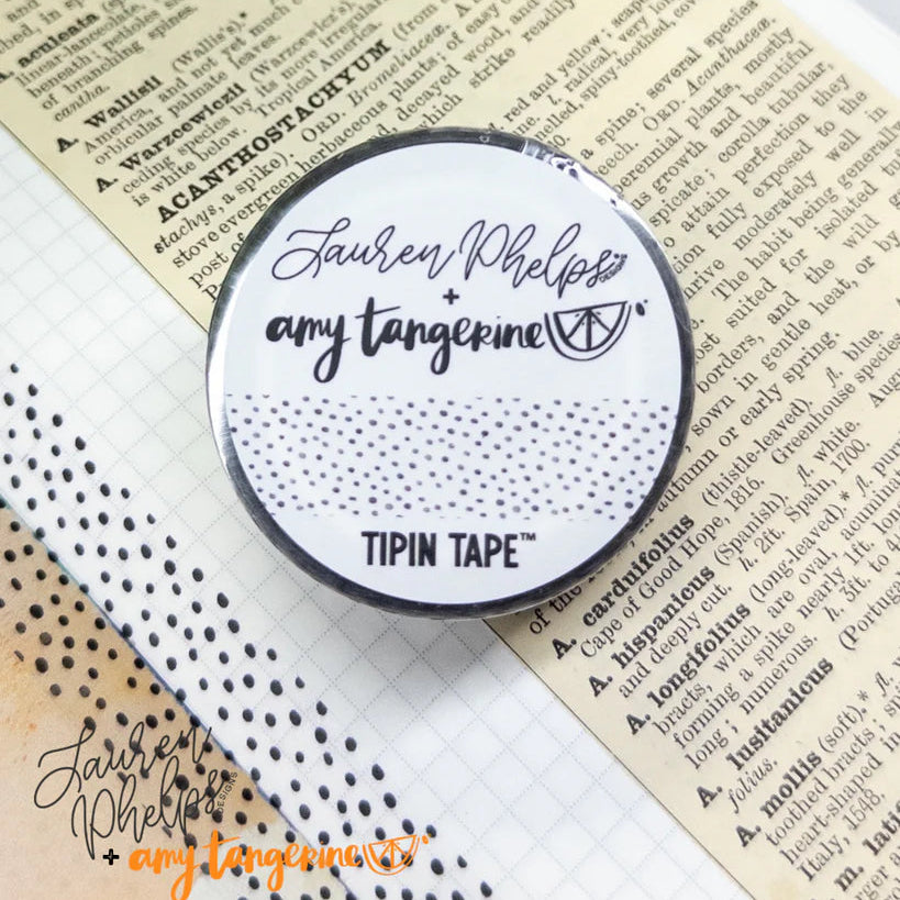 Do you love adding interactive elements to your scrapbook layouts like photos, journaling cards, patterned paper, ephemera, and keepsakes, but want a clean, professional way to attach them without bulky adhesives or visible hinges?
Tip In Tape™ was designed for exactly that.
Tip In Tape™ is a clear matte PET tape created for adding interactive elements to scrapbook pages and paper crafting projects with precision and ease. It allows you to create flip-ups, tip-ins, layered details, and movable elements wh
