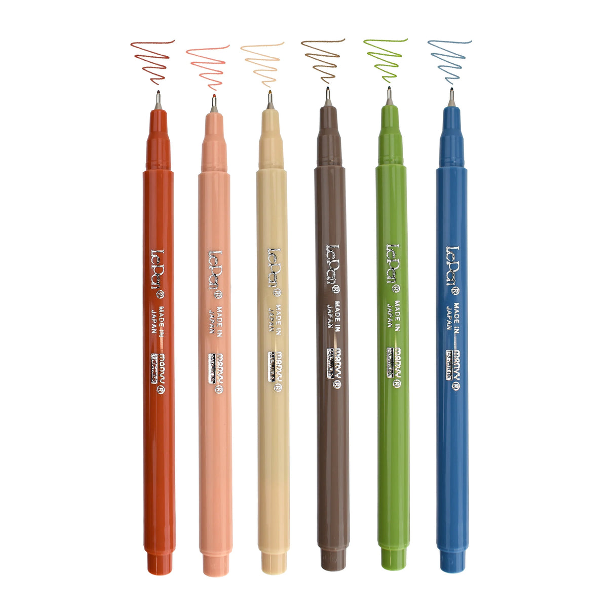 Meet the pen that everyone's obsessed with—and for good reason! Le Pen's silky micro-fine tip is your secret weapon for flawless bullet journals, pristine form-filling, scrapbook masterpieces, planner perfection, and love letters that actually look intentional. Now introducing our gorgeous Earth Tone collection—natural, sophisticated, and ready to elevate your creative game.
Specifications
Extra Fine Point - 0.3mm
Smear resistant
Quick Drying
Vivid colors
Water based dye ink
Smooth writing
Conforms t