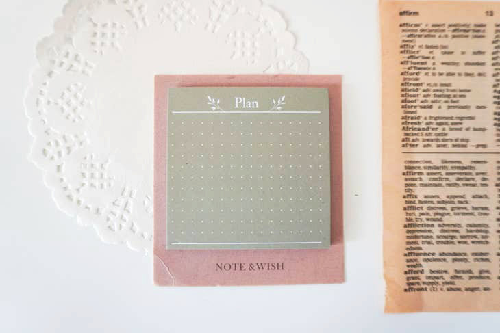 Leafy Plans Memo Pad
