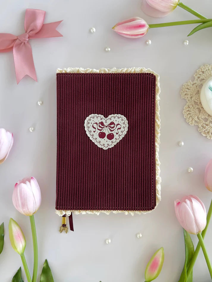 leelajournals Cherry Cake B6 TRP Notebook (Dotted, Grid)