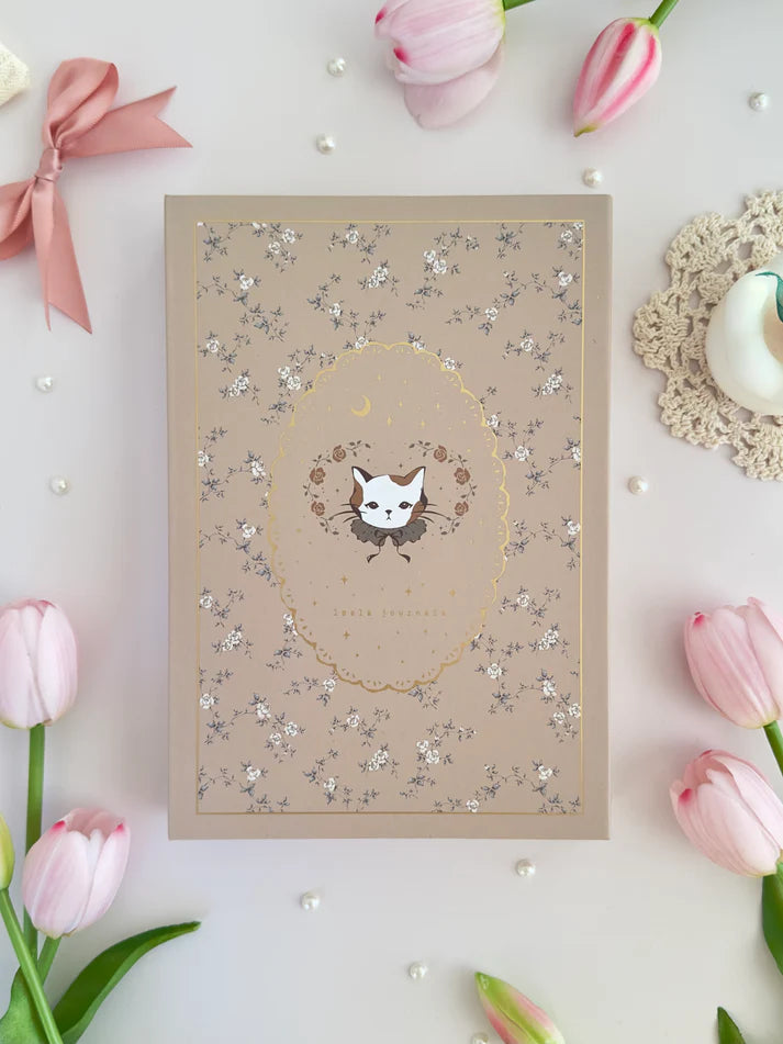 leelajournals Calico Cat A5 Notebook (Dotted, Lined)