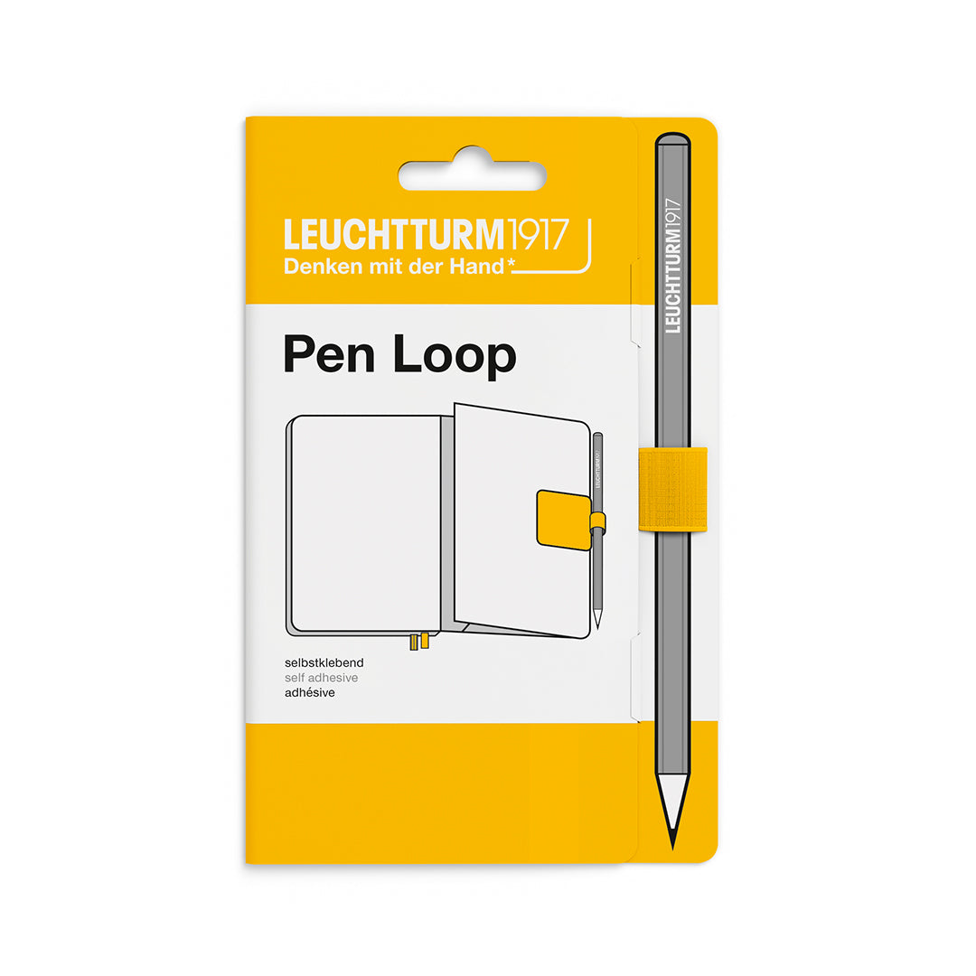 An essential accessory for any notebook.
The self-adhesive pen loops are made from sturdy elastic material. It can hold a pen, pencil, fountain pen or wax crayon, it is suitable for majority of common writing instruments. The self-adhesive loop is simply affixed to the inside back cover of your notebook, so you can carry your favorite pen with your notebook at all times.
