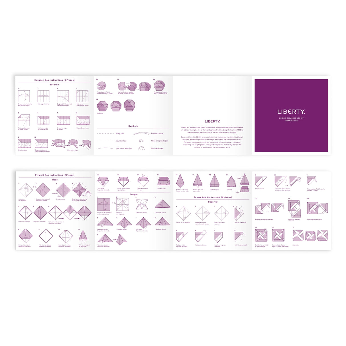The Liberty Floral Origami Kit includes instructions for various origami folds, allowing you to create stunning paper creations adorned with timeless Liberty patterns. Whether you're a novice or an experienced folder, this kit offers an engaging and artistic experience. Perfect for lovers of both origami and Liberty prints, it provides endless opportunities for creative expression. The beautiful paper sheets are also great for crafting projects!