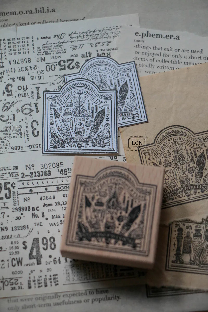 Lin Chia Ning Wooden Stamp - Pen Signboard