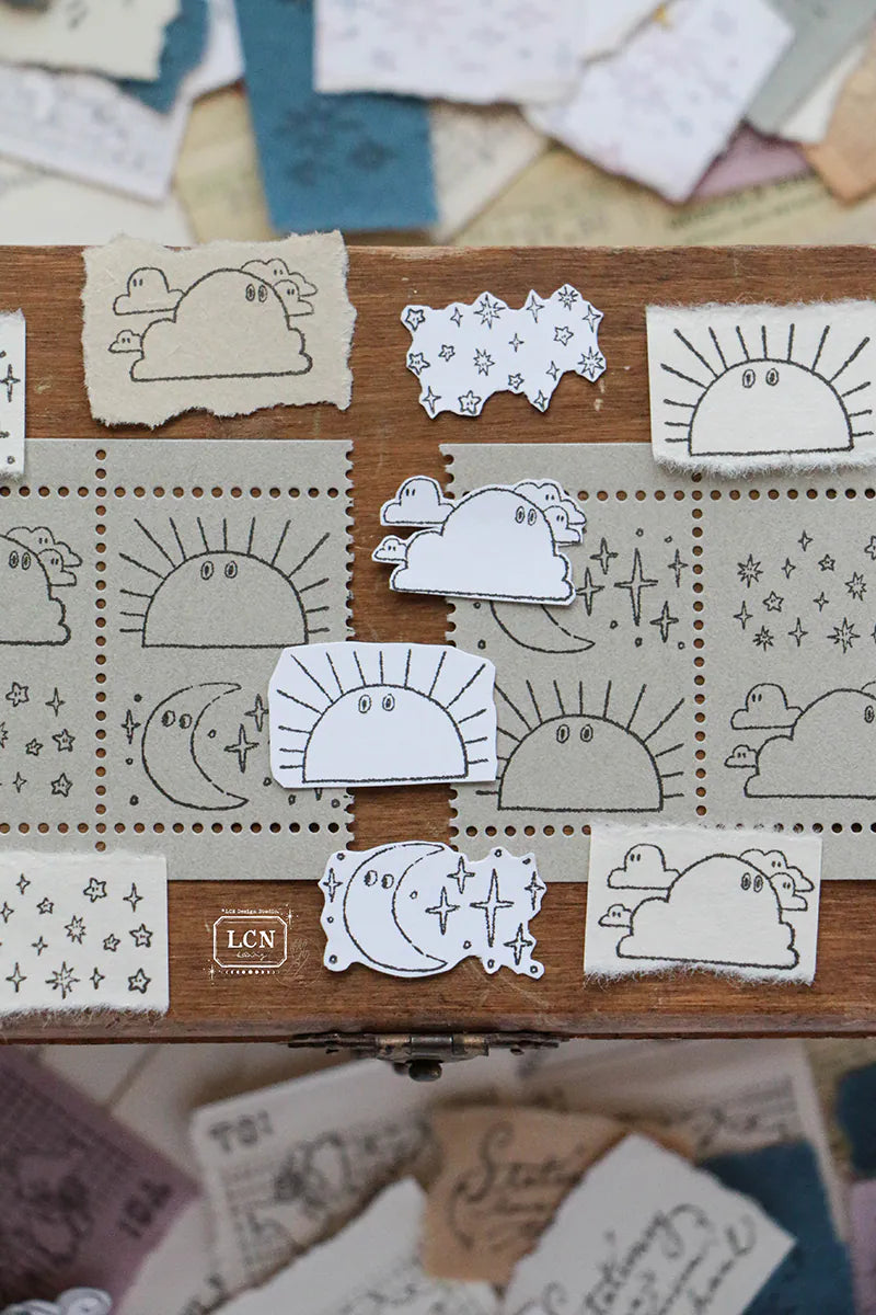 Lin Chia Ning Wooden Stamp Set - Weather
One (1) Weather Stamp Set. Includes 4 stamps.
Size: 2 x3 x 2.5 cm *4
Material: Compressed wood handle rubber stamp