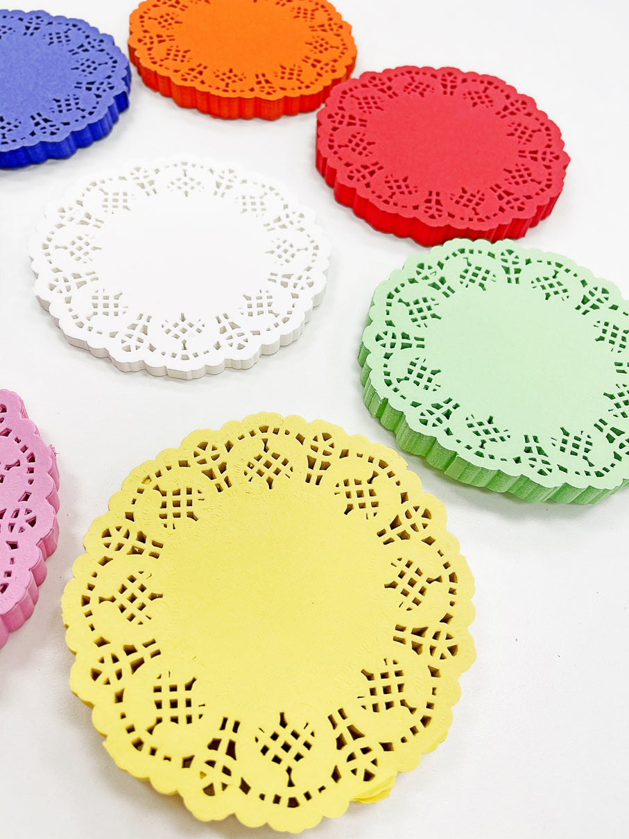 Doily Sorbete de limón 4.5" Doilys 100ct