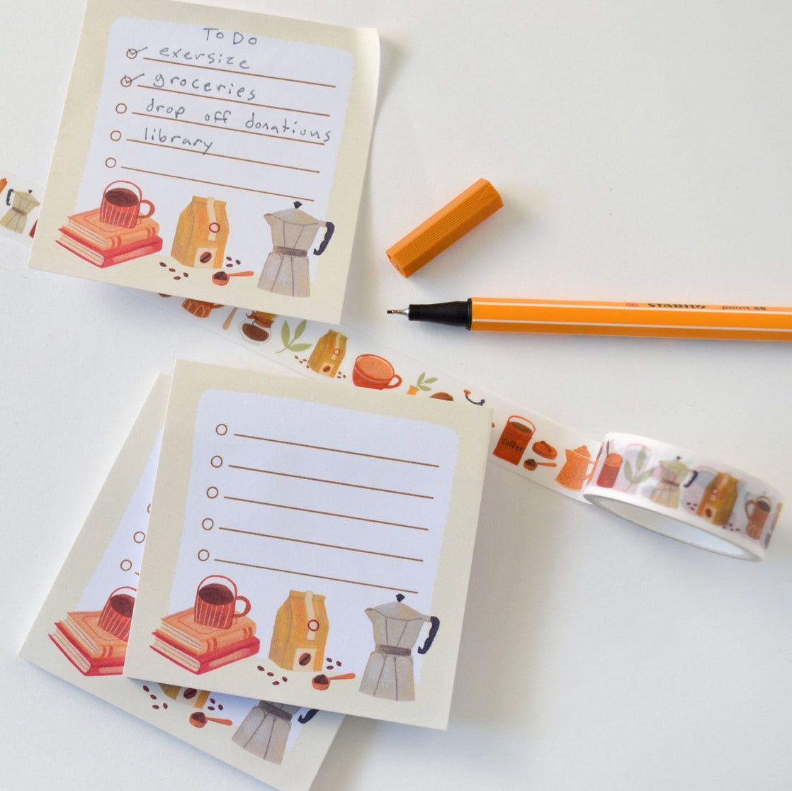 Notas adhesivas de café de Little List