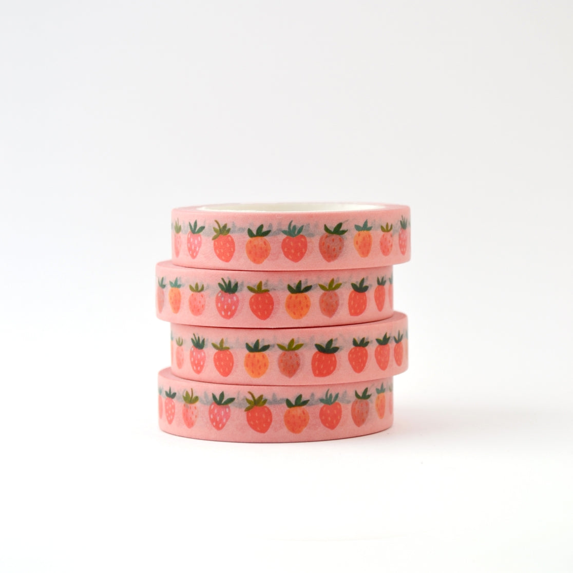Cinta washi de fresas pequeñas