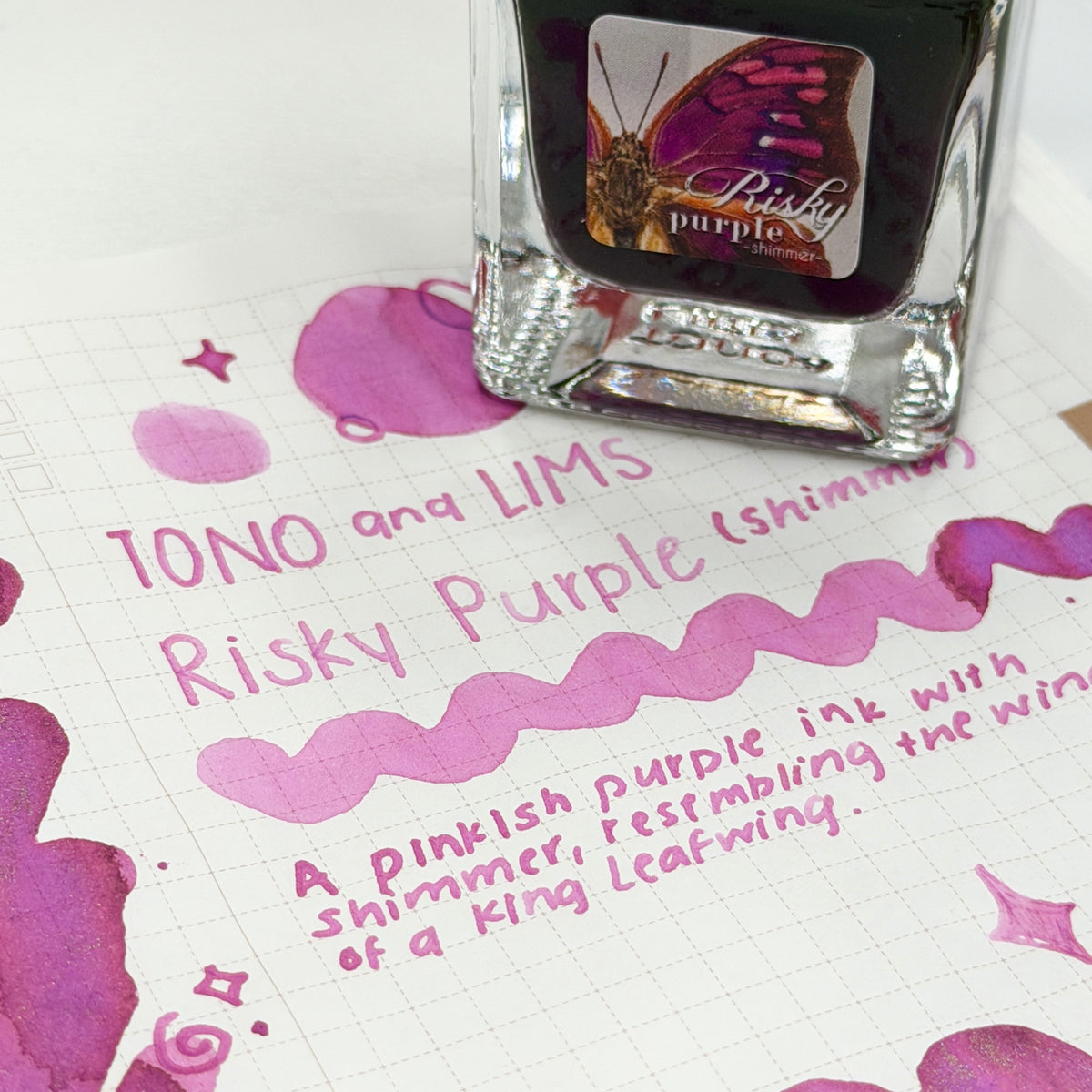 Little Craft Place X TONO & LIMS Exclusive Ink - Risky Purple (shimmer)