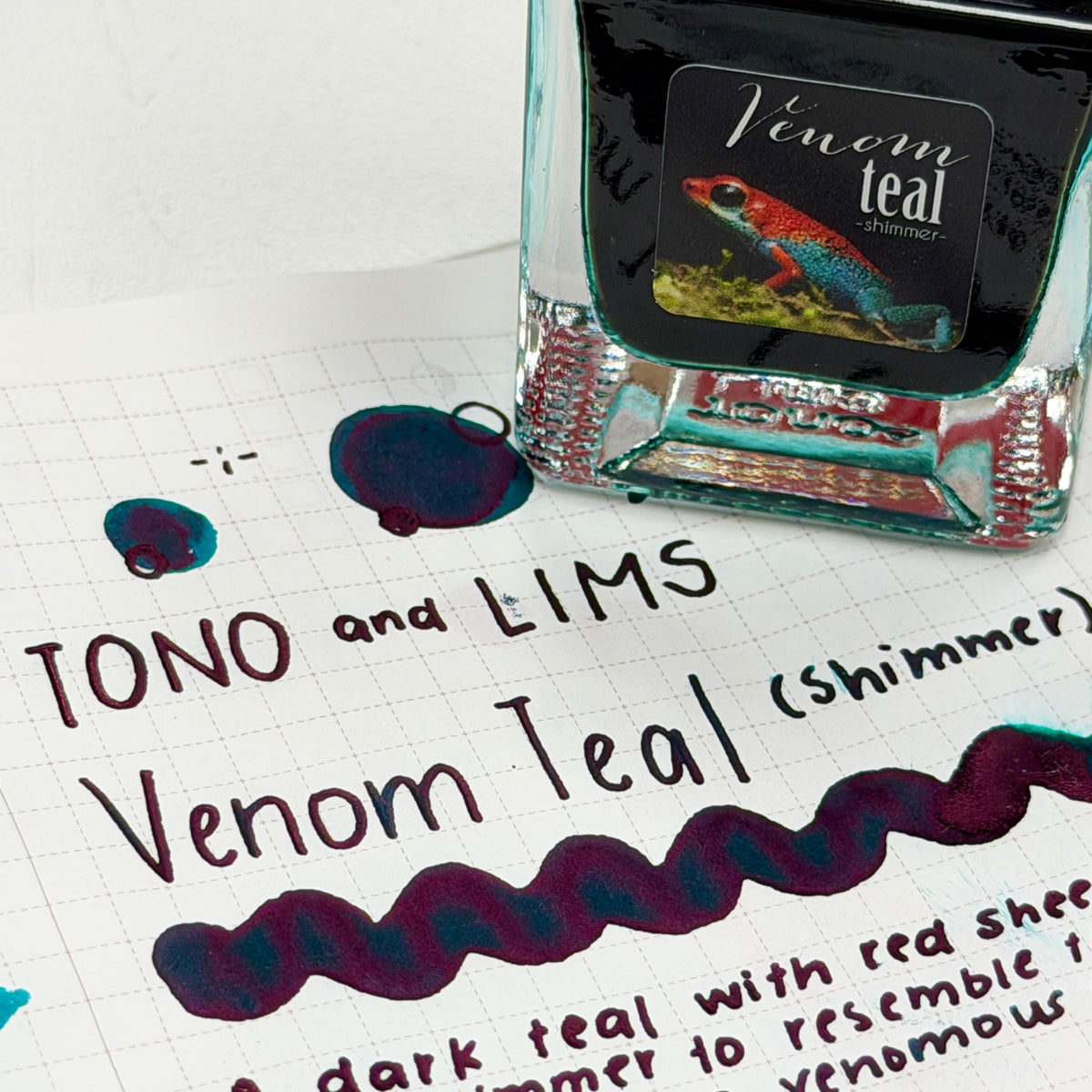 Little Craft Place X TONO & LIMS Exclusive Ink - Venom Teal (Shimmer)