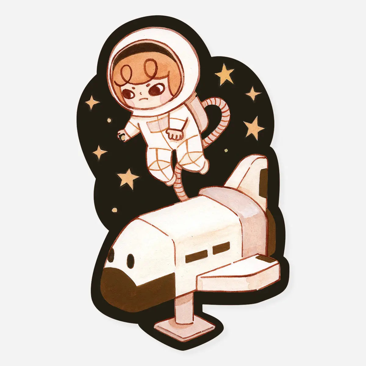 LoveSoup Studio - Play, Head in Space Vinyl Sticker
Matte sticker
water resistant
6.3 x 9.8cm (2.5 x 3.9 inches)