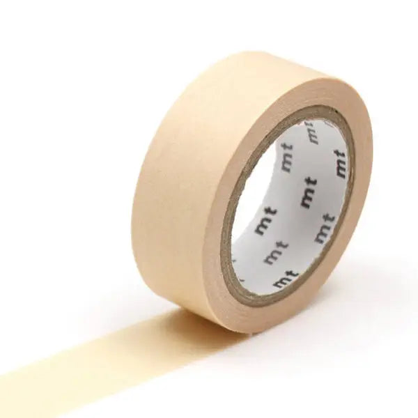 MT Washi Tape - Pastel Marigold
mt is the original washi masking tape, made in Japan by Kamoi Kakoshi. mt is colourful tape which is easy to tear by hand and reposition on nearly any surface. Write on it, layer it, and use it on paper, gifts, objects or the wall (mt won't damage paint - why not make a tape collage?) mt washi masking tape is now sold throughout the world in hundreds of colours and patterns.
Enjoy mt as a part of your daily life, adding a little colour everywhere.
All tapes are 15mm x 7m (