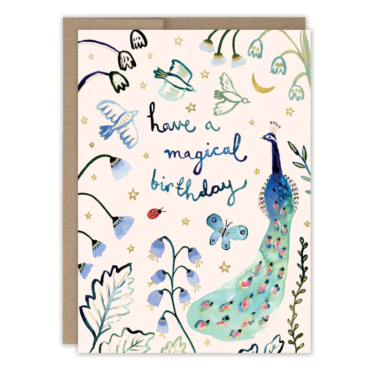 Inside verse: Hope your day is as amazing as you are!
• Gold foil details
• Illustrated by Louise Mulgrew
• Pre-priced
• Size: A6, 4.5" x 6.25"
• Paired with Brown Kraft envelope
• Printed in the USA on high-quality, recycled paper
About The Artist: Working with gouache and watercolor, Louise designs in her tiny studio in Brighton, England, inspired by her love of all animals, and passion for the natural world. Louise was named 2023 Artist of the Year by the USA Greeting Card Association.