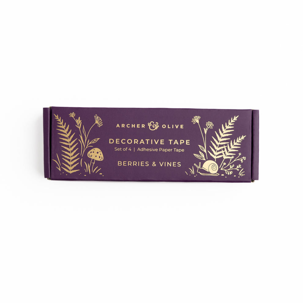 Archer and Olive Berries & Vines Washi Tape Set