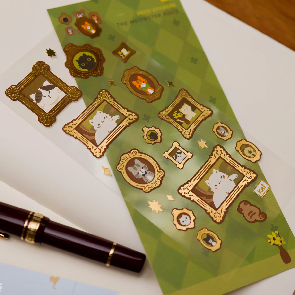 Cute decorative stickers for your journal and stationery collection!
Sticker Sheet: 6 x 3 inches
Sticker Sheet Package: 7 x 3 inches
Printed in China
Design © Thousand Skies