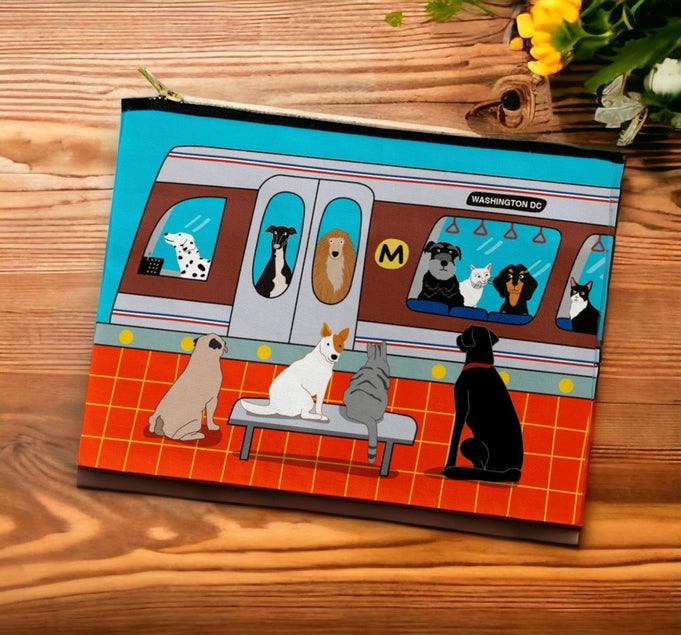 Bolsa de cosméticos y artículos de tocador Metro Animal Train Washington DC