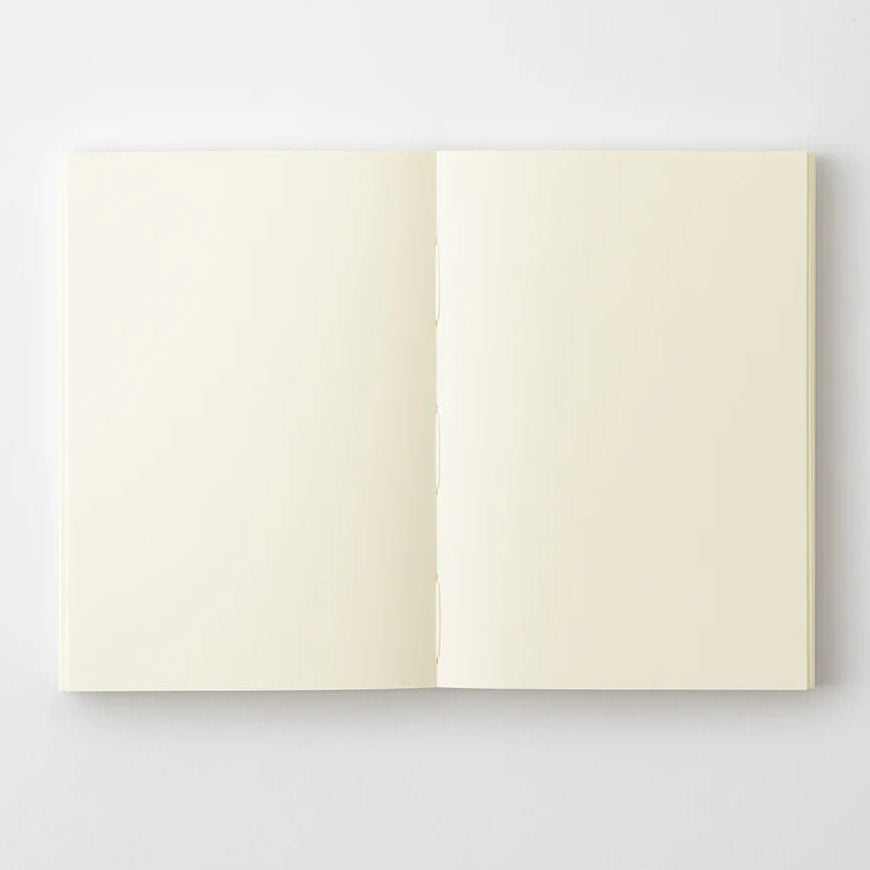 Crafted in Japan, this minimalist notebook is designed to enhance your writing experience. Inside, you'll find the high-quality Midori Diary (MD) paper, first developed in 1960 and refined ever since. Midori has rigorously tested this paper with various writing instruments to ensure quality, checking for ink feathering or bleeding, drying time, the smoothness of pen tips on the surface, and the tactile feel. The result is a paper that resists bleeding and feathering and is fountain-pen friendly, ensuring a