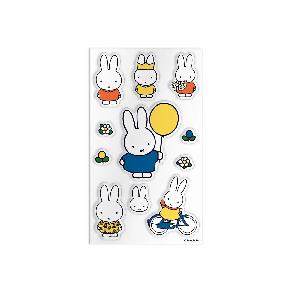 Discover the charm of Miffy, Dick Bruna's iconic character beloved by generations worldwide. Created in 1955 from bedtime stories told during a vacation in the Netherlands, Miffy has become a global icon. This sticker tin brings Miffy to life! Customize just about anything with these nostalgic stickers of everyone's favorite childhood bunny. This sticker tin comes with 24 sheets and 225+ stickers, and is perfect for decorating, collecting, and celebrating a character who has inspired joy and imagination fo