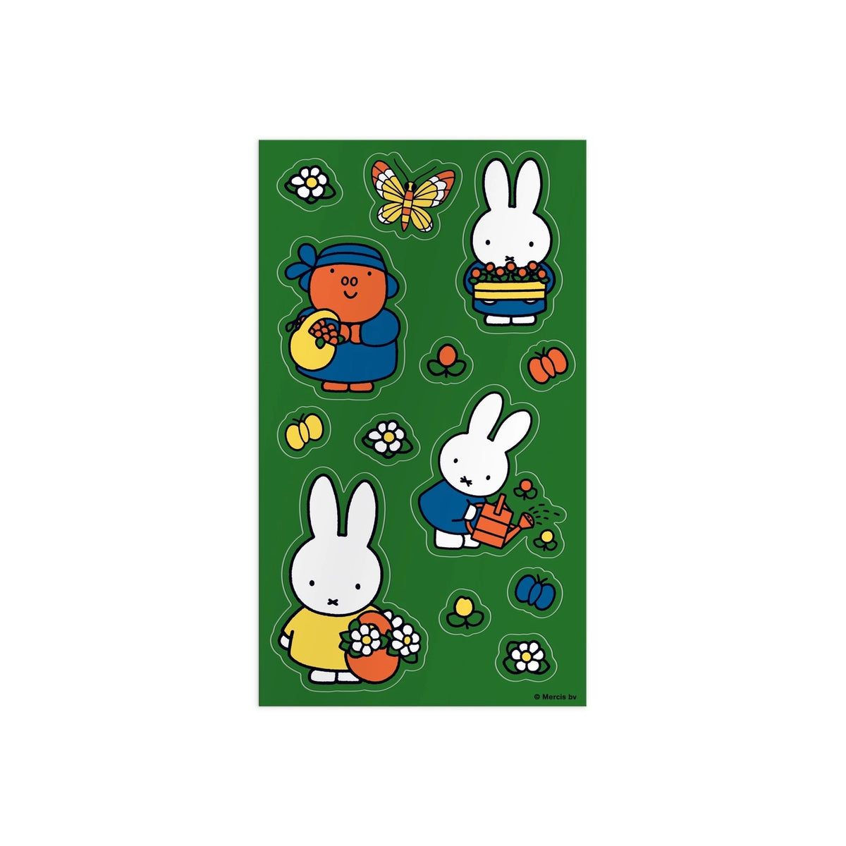 Discover the charm of Miffy, Dick Bruna's iconic character beloved by generations worldwide. Created in 1955 from bedtime stories told during a vacation in the Netherlands, Miffy has become a global icon. This sticker tin brings Miffy to life! Customize just about anything with these nostalgic stickers of everyone's favorite childhood bunny. This sticker tin comes with 24 sheets and 225+ stickers, and is perfect for decorating, collecting, and celebrating a character who has inspired joy and imagination fo