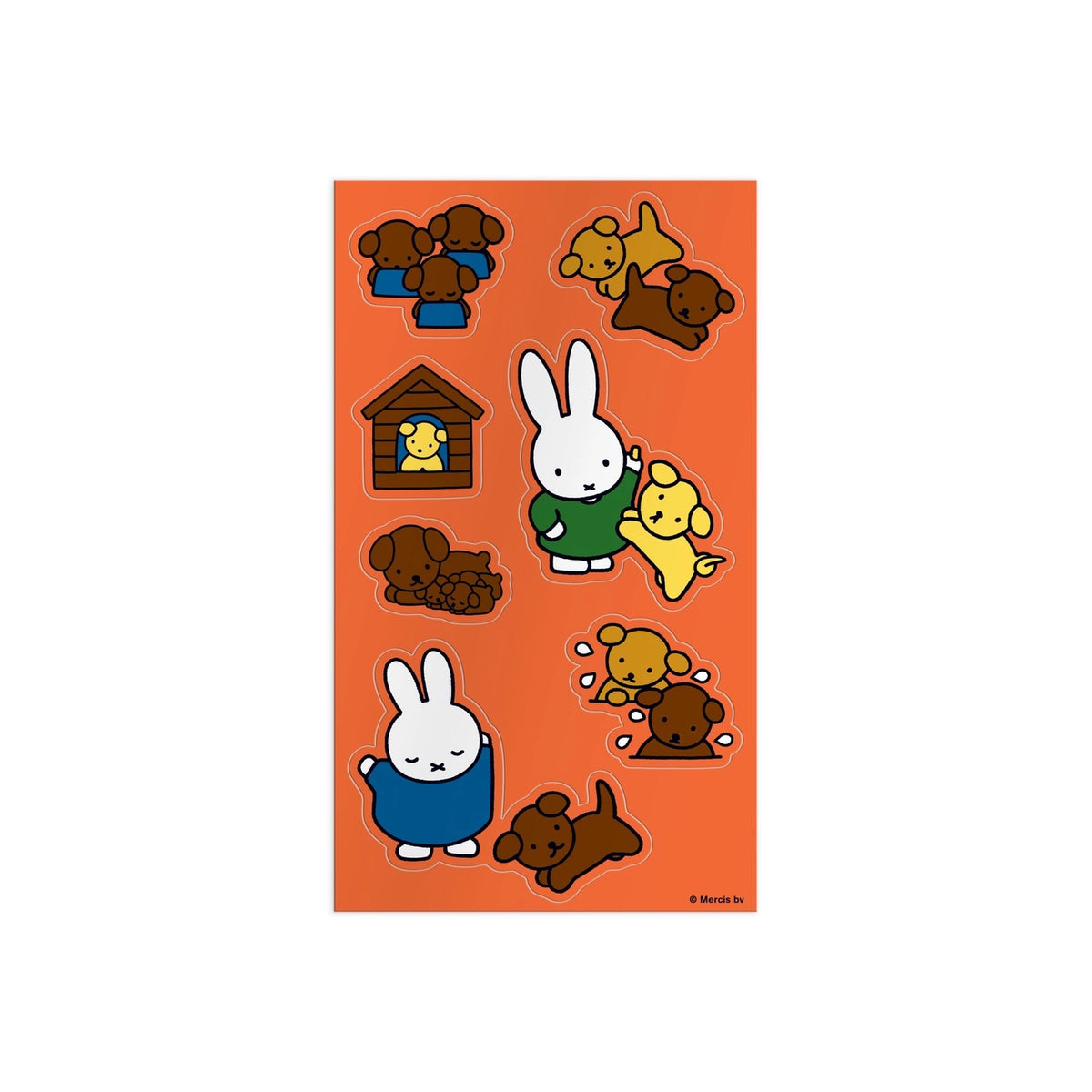 Discover the charm of Miffy, Dick Bruna's iconic character beloved by generations worldwide. Created in 1955 from bedtime stories told during a vacation in the Netherlands, Miffy has become a global icon. This sticker tin brings Miffy to life! Customize just about anything with these nostalgic stickers of everyone's favorite childhood bunny. This sticker tin comes with 24 sheets and 225+ stickers, and is perfect for decorating, collecting, and celebrating a character who has inspired joy and imagination fo