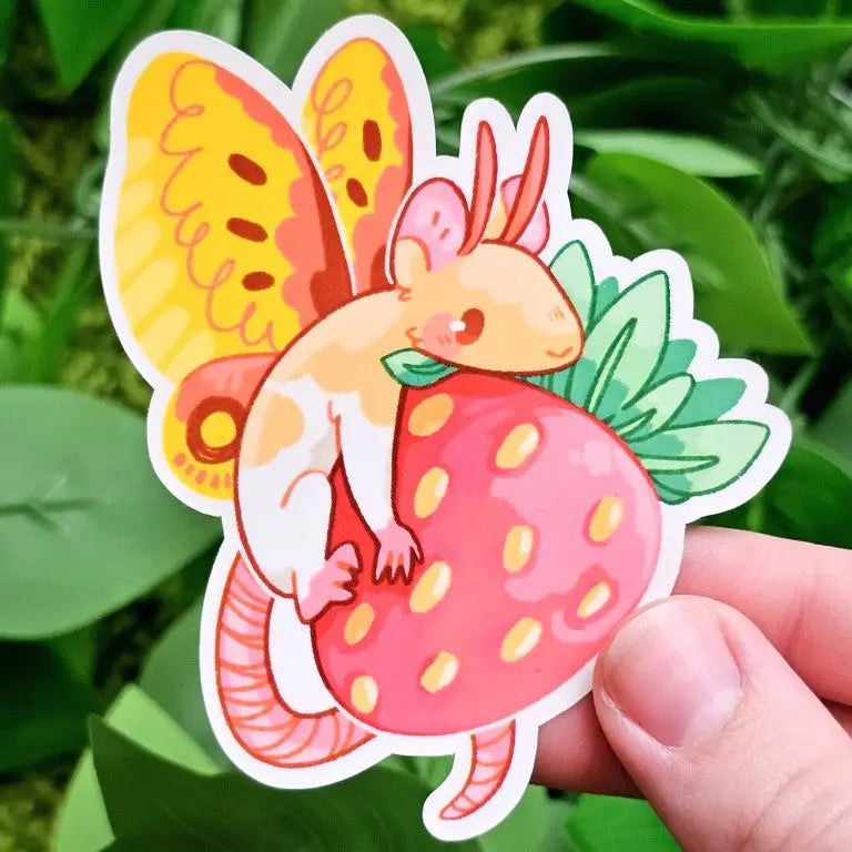 ❤ Mothrat Stickers ❤
My new moth rats are fresh as a daisy!
These cuties are perfect for decorating your sketchbook cover, laptop, phone case, skateboard, and more!
____________
Size: - 3.5x3"
Materials: Laminated Waterproof/Weatherproof Material