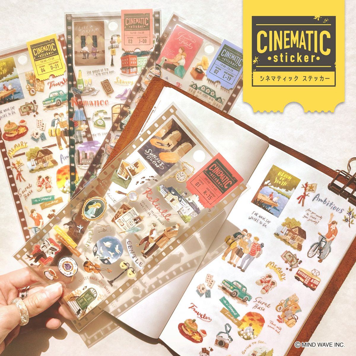 Mind Wave Cinematic Series Sticker Sheet - Boy