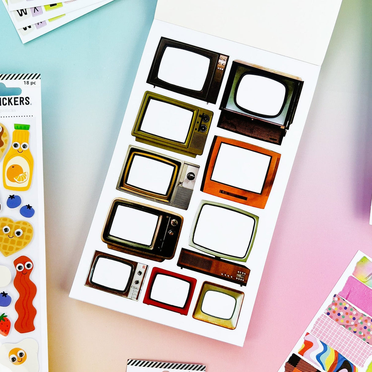 This pretty, Mix & Match Junk Journal Sticker Book is just the thing to keep your to-do list in order, jot down brilliant ideas or doodle during your next conference call!
Measures 6.25" x 8.5" with 75 tear off pages.