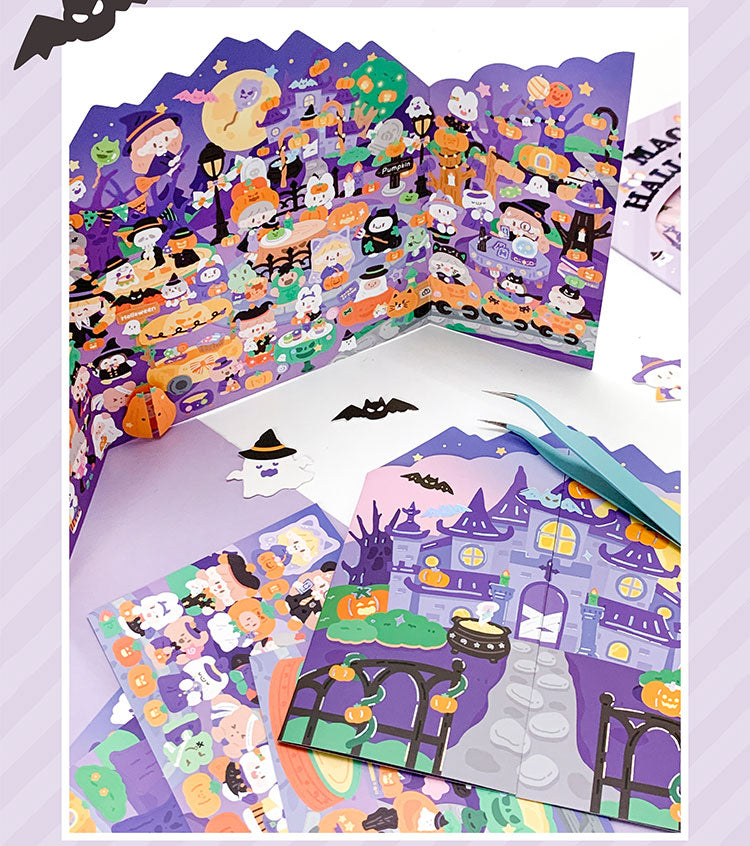 Molinta - Halloween Magic Large Scene Sticker
Decorate a lively Halloween town! With this cute activity, you'll receive a standing Halloween themed background and 5 sticker sheets to decorate with!
164mm x 185 mm
Material: Paper, PVC
