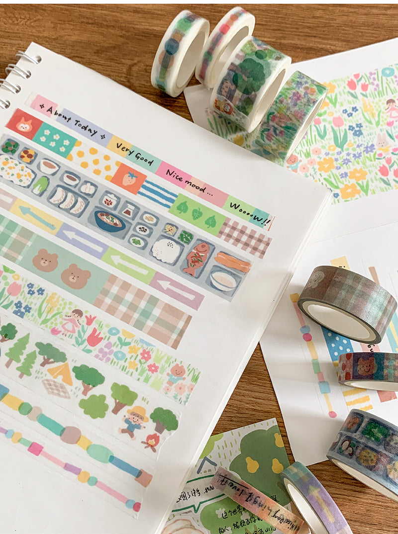 Molinta - Little Bear Washi Tapes Swatch