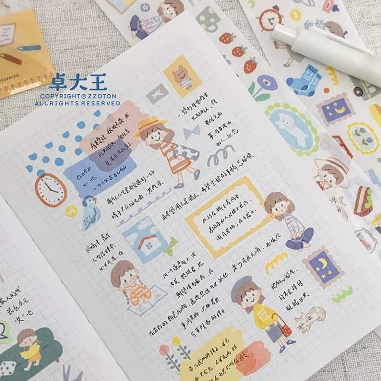 Molinta - Little Things Sticker Roll
Perfect for planners, journals, scrapbooks, and happy mail, this roll offers an easy peel‑and‑stick format that makes decorating effortless and fun.
5m x 40mm
Material: Kiss cut and writable material
Includes 1 Roll 