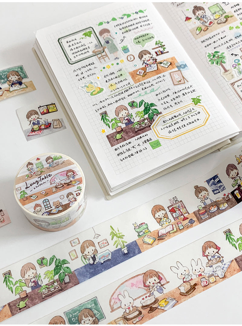 Molinta - Long Table Washi Tape Home Sweet Home