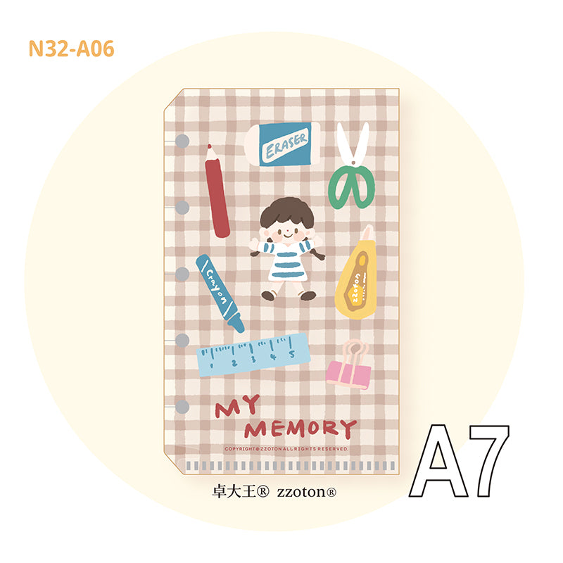 Molinta - Stationery A7 Loose Leaf Storage Folder
Store all your little vinyl stickers, sticker flakes, memo sheets, and scraps used for journaling in this folder and retrieve it whenever you need conveniently in your binder!
Specifications: 80mmx125mm
Material: Cast PP