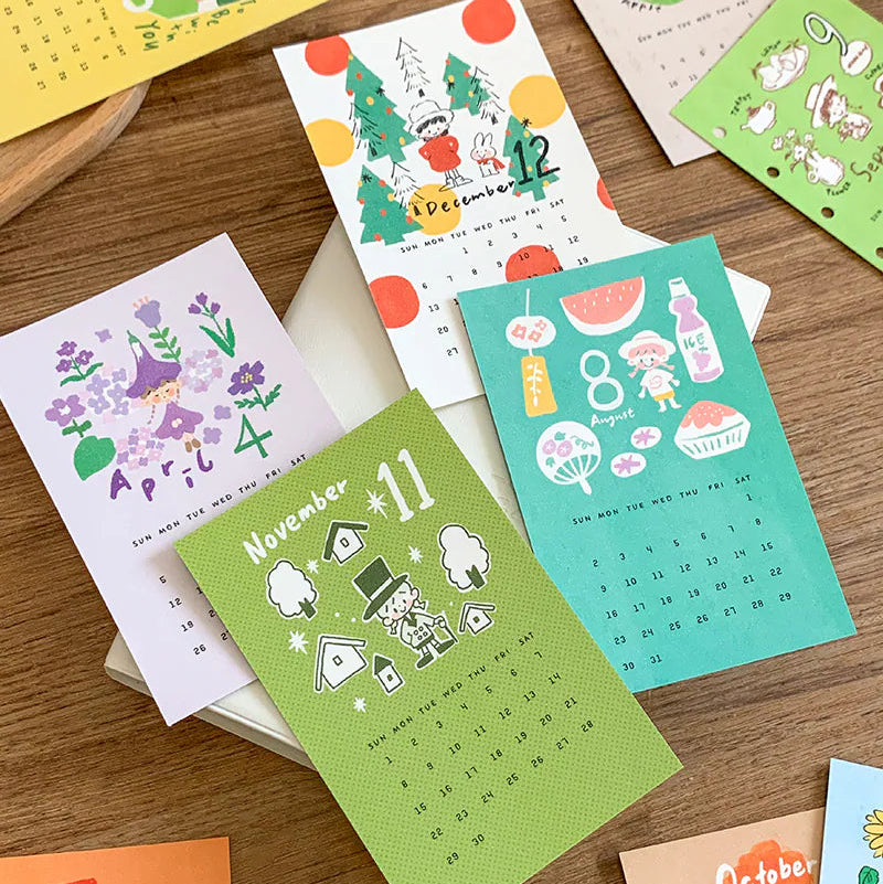 Bring a burst of creativity to your planner, journal, or everyday notes throughout the year with these page dividers from Molinta. Each pack includes 12 sheets in order for you to dedicate a slot to every month in your planner!