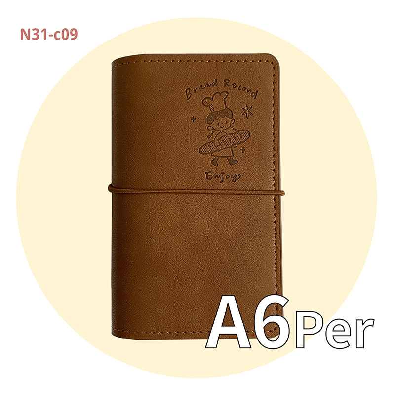Molinta Binder - Brown
Stay organized in style with the Molinta Binder, a compact and beautifully crafted cover designed for everyday notes, lists, sticker storage, and creative planning. It's warm brown tone gives it a classic, cozy feel, making it a perfect addition to any planner setup or stationery collection.
This binder comes in A6, A7, or M5 size, making it wonderfully portable, easy to slip into bags, pouches, or carry on the go.
Specifications:
M5: 95mm x 128mm, 5 rings (fit A8 or M5 inserts)
A
