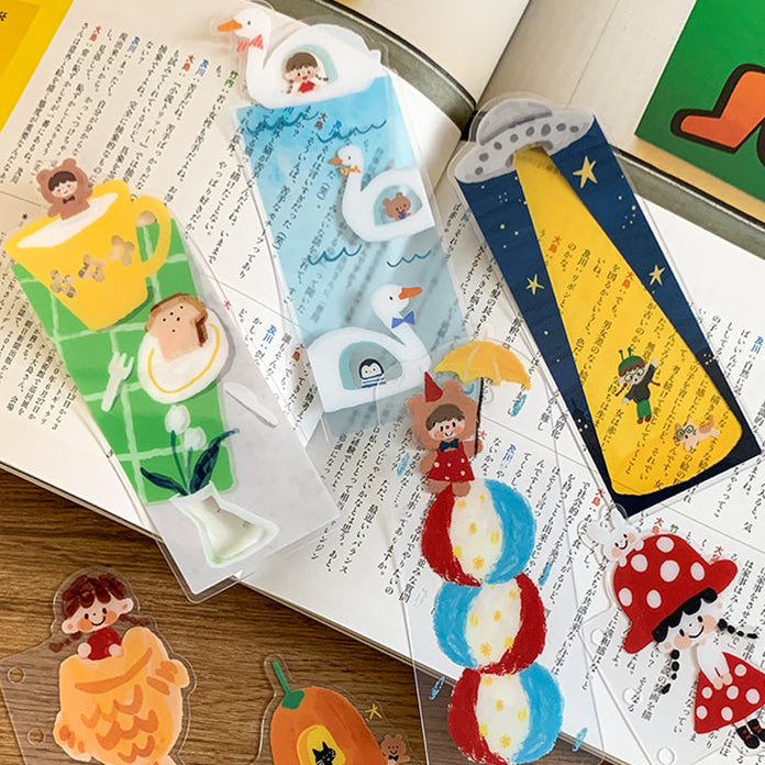 Add a whimsical addition to your planner, binder, or everyday notes throughout the year with these bookmarks or page dividers from Molinta. Section out your entries, dedicate a spot to something you want to remember, or even create some washi samples with these different bookmarks!
Specifications: 50mmx130mm
Material: PVC