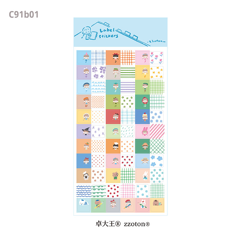 Molinta Index Sticker Sheet
The Molinta Index Sticker Sheet features clean, colorful index-style labels designed to help you organize, highlight, and decorate with ease.
90x162mm
Material: PET
Includes 1 sticker sheet
