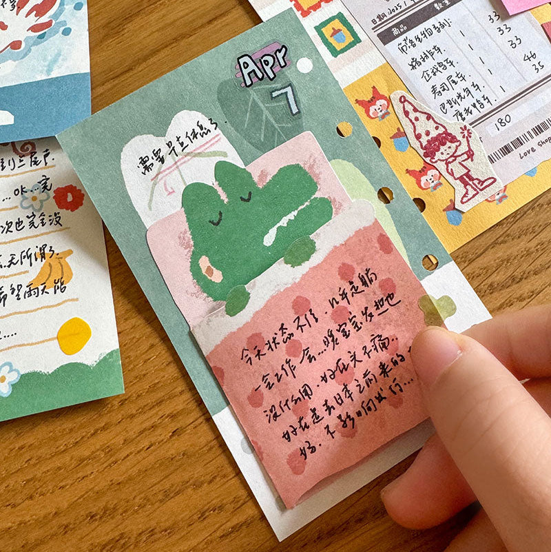 Molinta Memo - Sleeping
A soft and dreamy memo set designed to bring gentle charm to your journaling, planning, and everyday note‑taking.
95x135mm
3 designs with 4 of each design
12 total pieces 